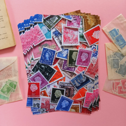 Afbeeldingen van Mini Setje Postzegelpapier