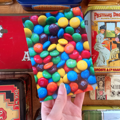 Afbeeldingen van Kaart M&M's